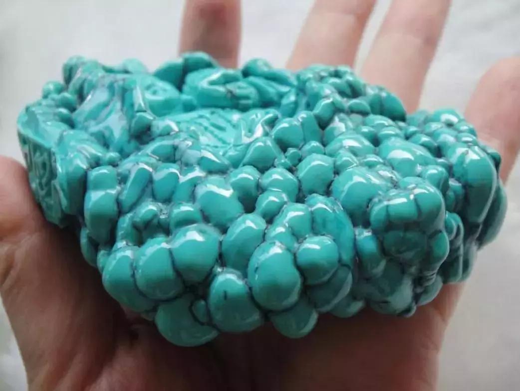 绿松石造假揭秘,教你辨别假绿松石