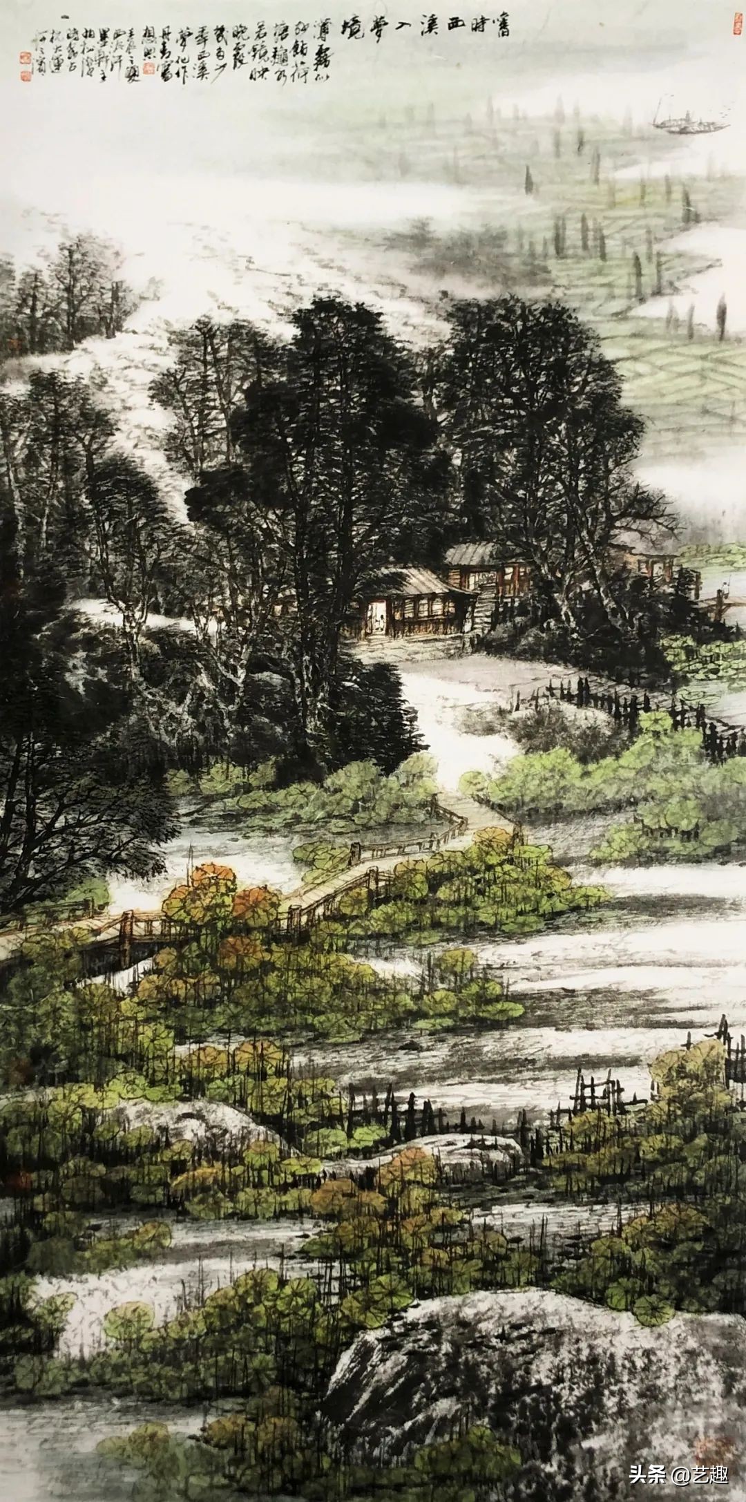 江南情韵书法作品欣赏,江南情韵书画作品