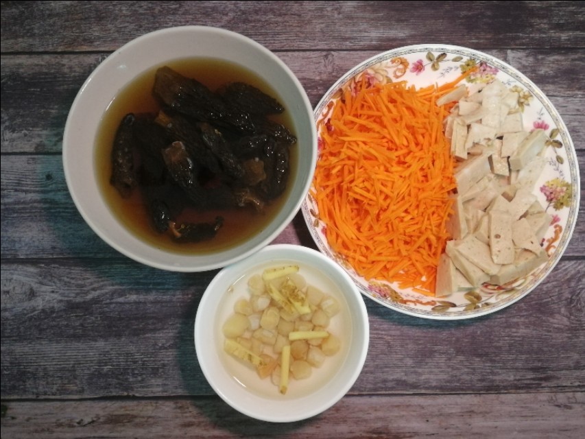 羊肚菌与大米,潮汕羊肚菌粥做法