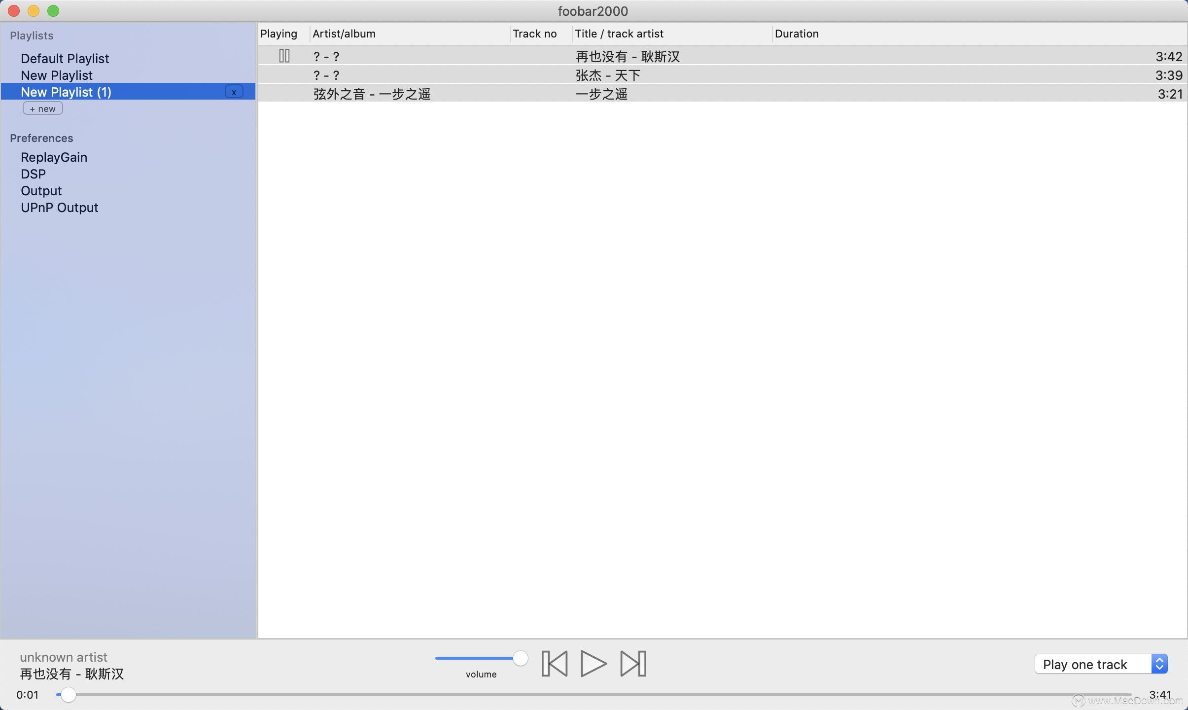 foobar2000formac,经典音乐*放播**器