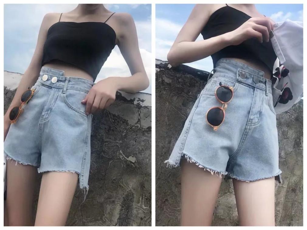 小个子微胖女生夏天穿的短裤,小个子夏季短裤适合穿多长