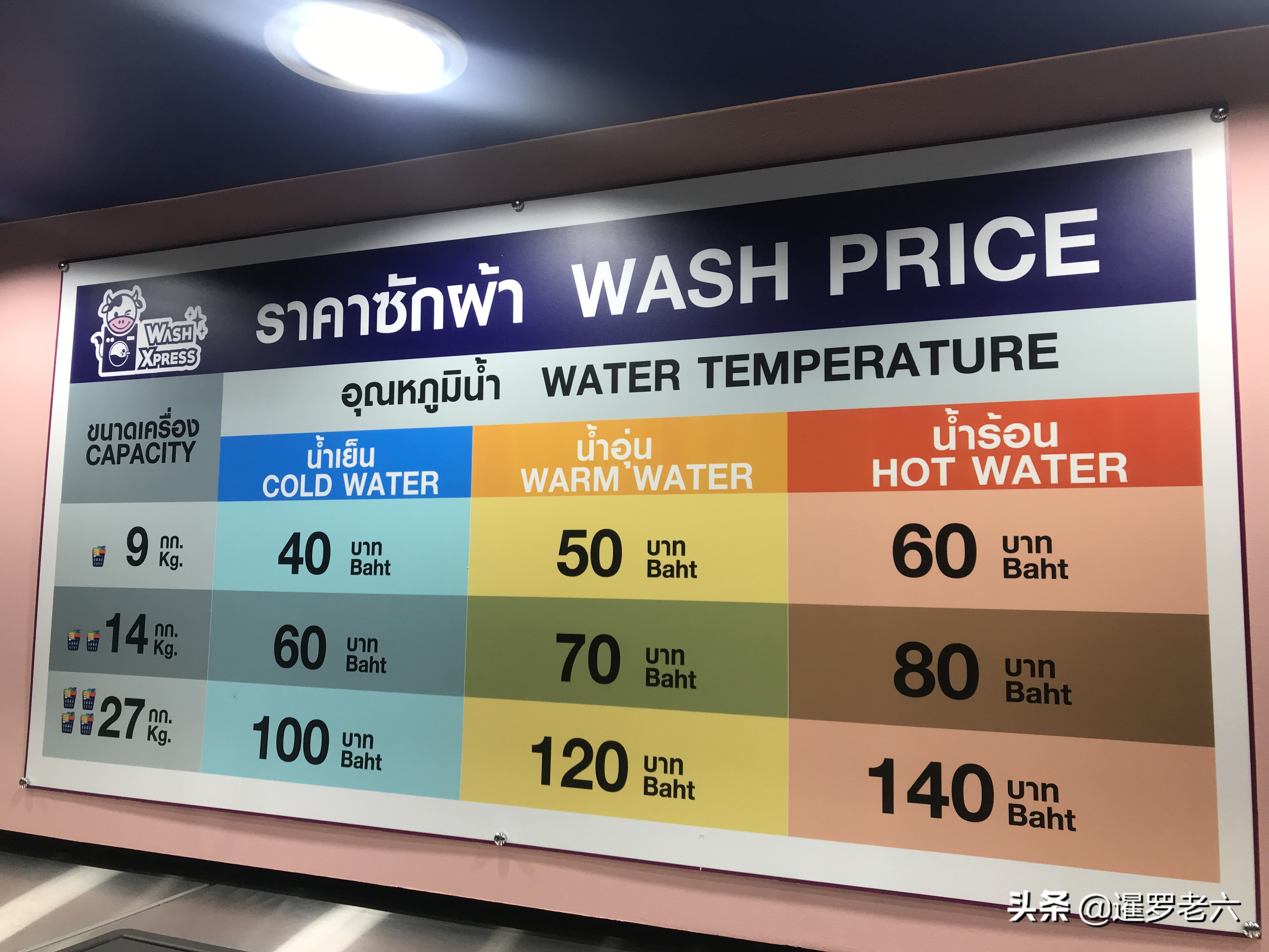 曼谷素坤逸22巷自助洗衣房,曼谷自助洗衣房