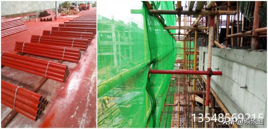 一种新型悬挑架的安装搭设装置,施工现场新型悬挑架