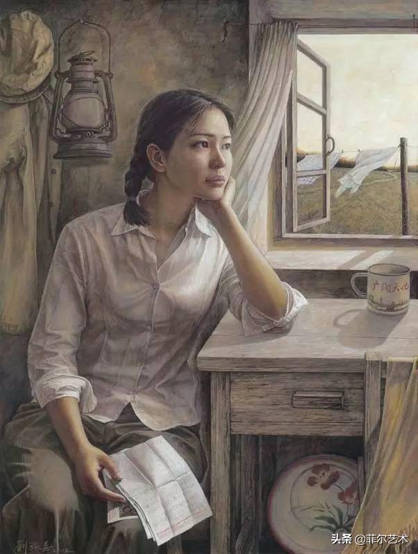 诗中有画的油画作品,油画人物写实油画