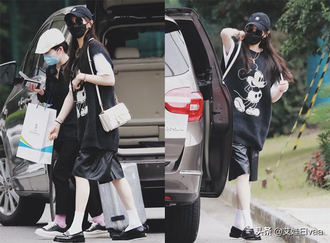 唐嫣刘雯亲自示范皮裤穿搭,唐嫣穿黑皮衣皮裤的视频