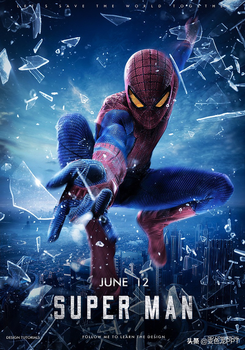 漫威ppt模版,ppt漫威片头字体