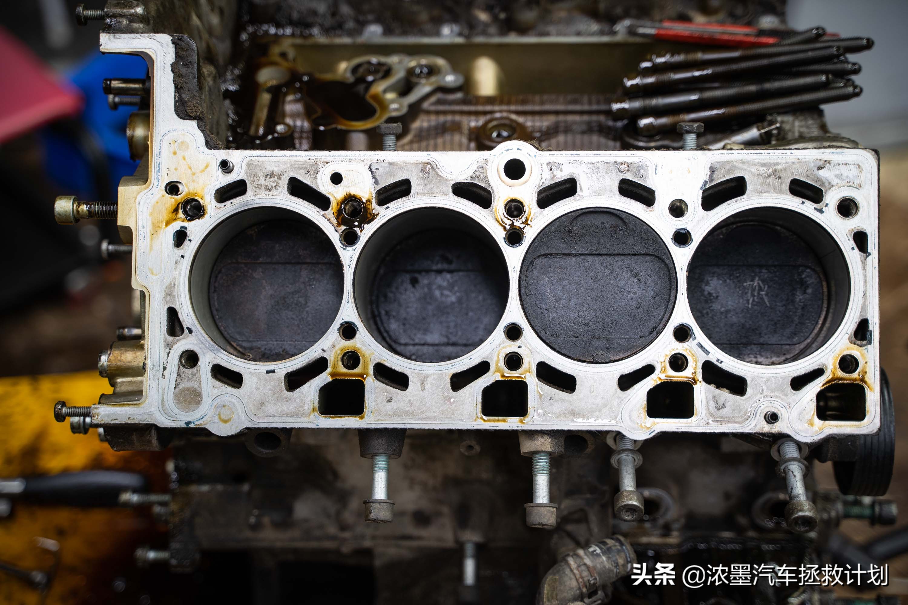 奥迪a6发动机大修全过程,翻新奥迪a6大修发动机