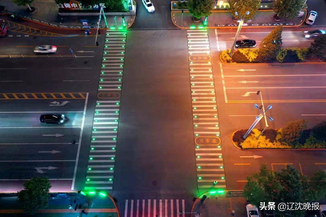 智慧斑马线的视频,斑马线盘锦