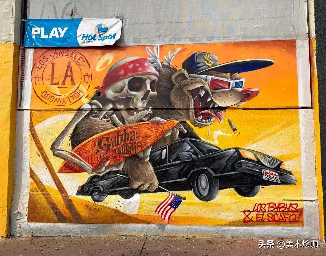 极具张力的墙绘作品,简单3d创意墙绘大全