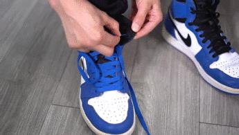 gd小花鞋带系法,dg鞋带系法