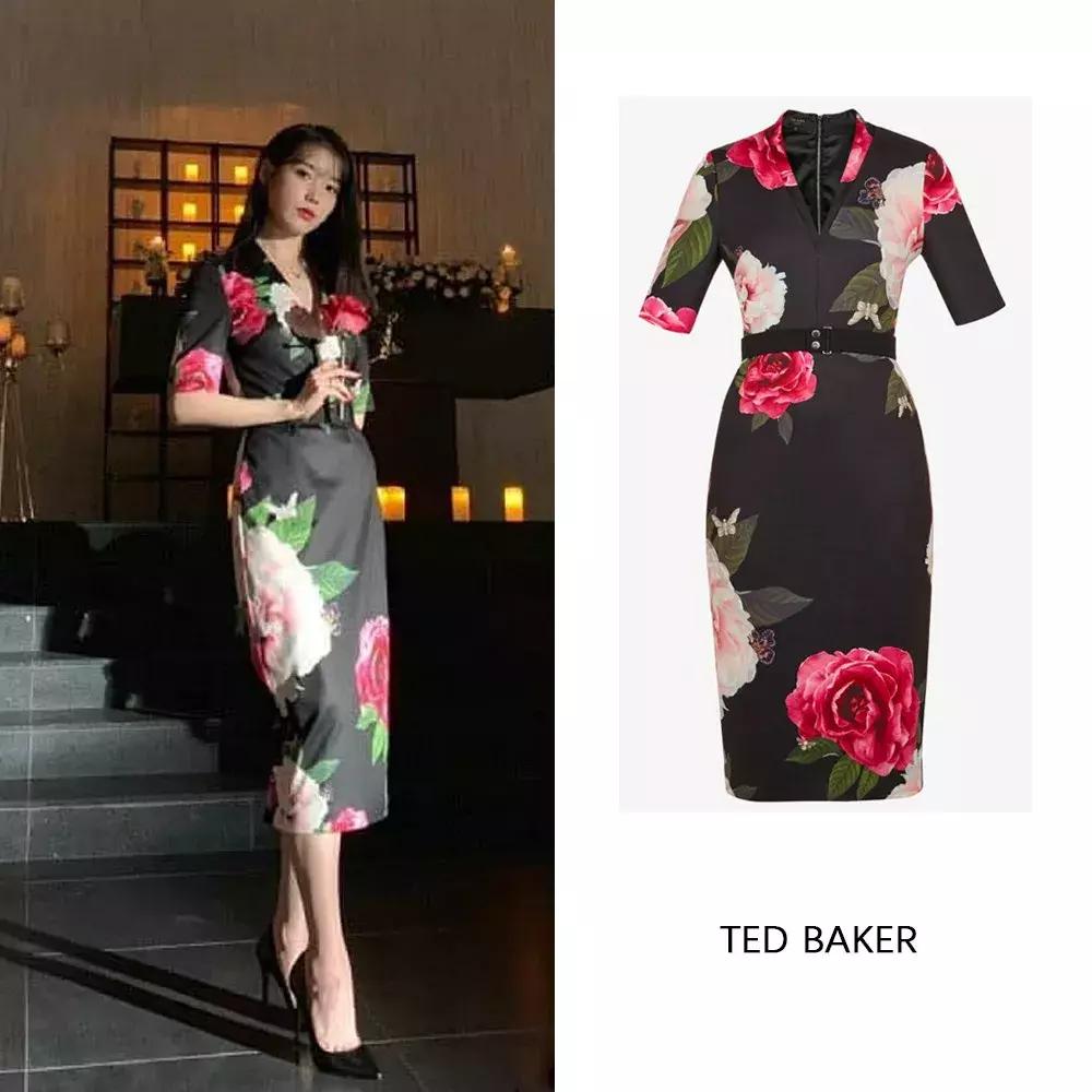 iu贵妇造型,iu纯白西装造型好美