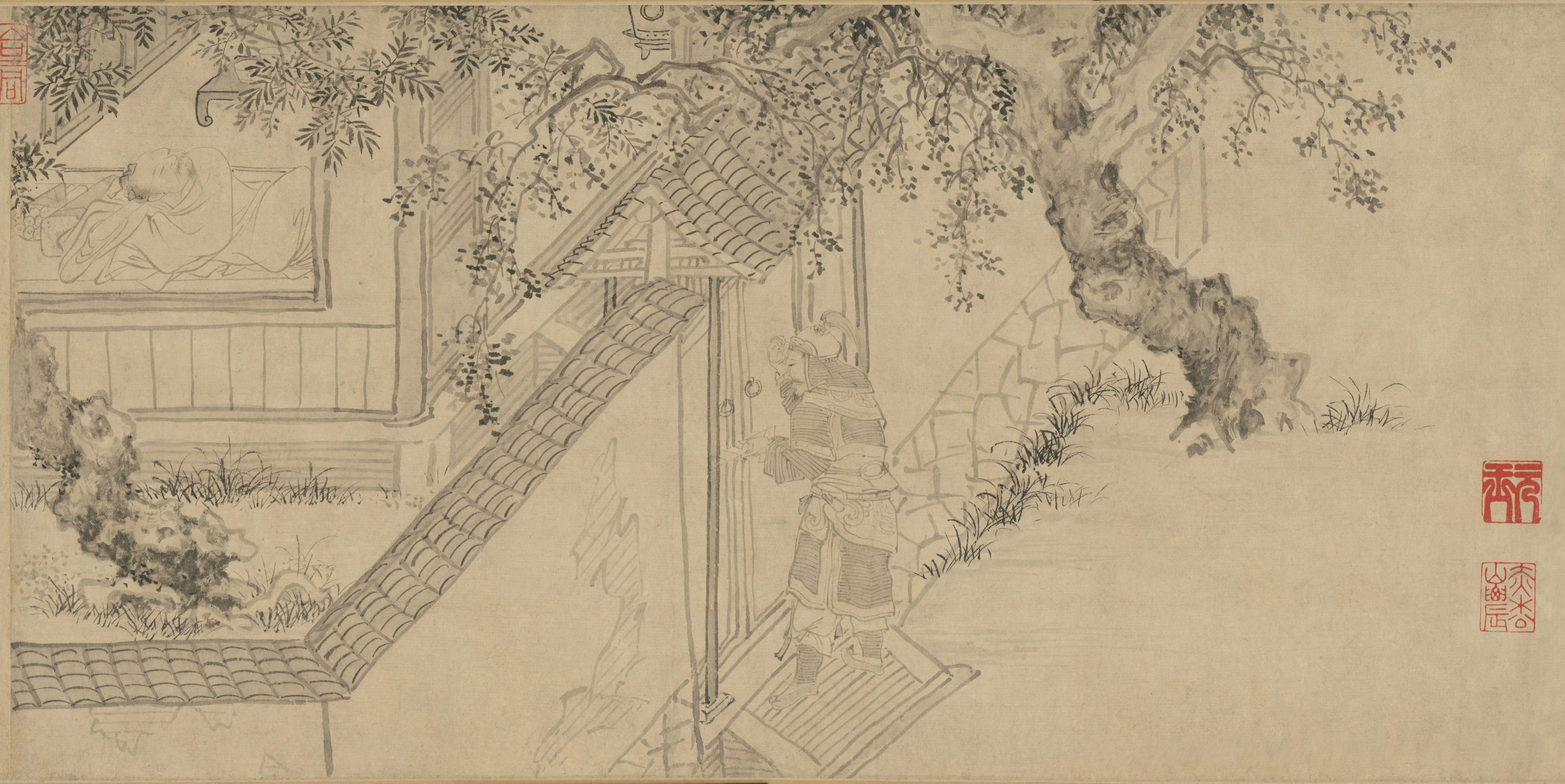 一诗一画一意境,一诗一画书法