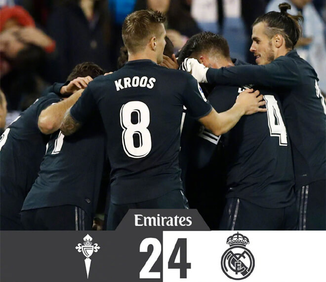 皇家马德里对塞尔塔集锦,皇马2-0塞尔塔完整版