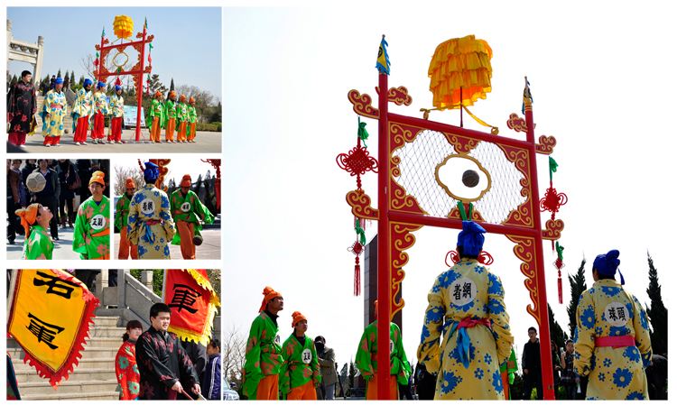 蹴鞠场边万人看,蹴鞠观赏场面