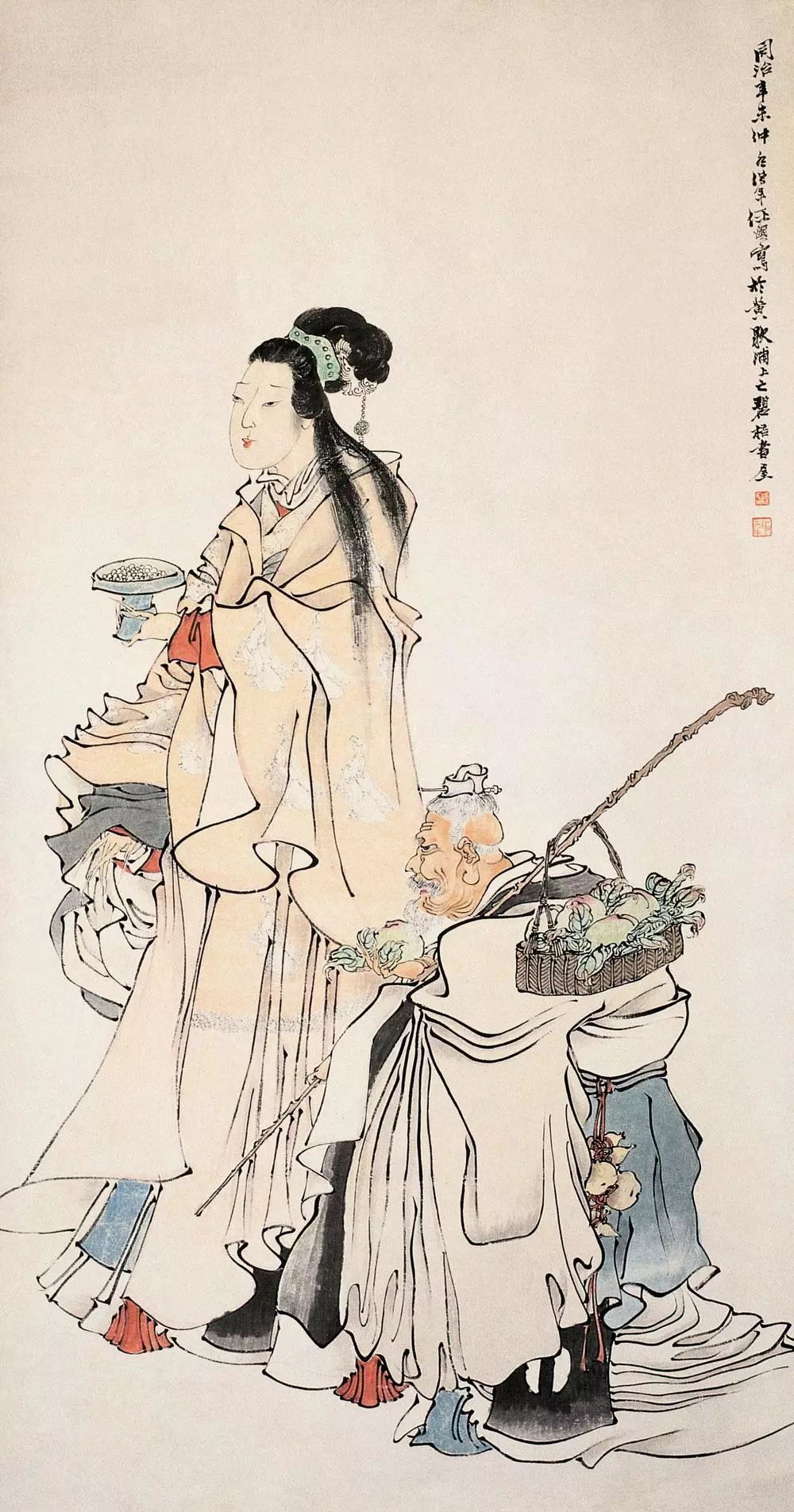 任伯年的经典高清花鸟画作品 (任伯年人物画高清图)