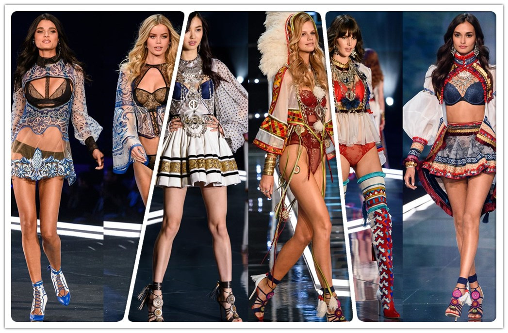 上海场维多利亚的秘密“VictoriasSecret”，模特天使的靴子