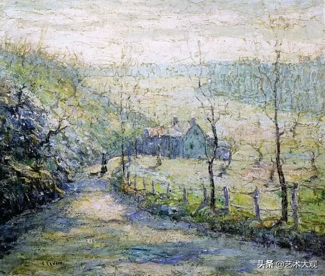 威廉罗伊洛夫斯风景油画作品,丹麦画家蒙森德风景油画作品欣赏