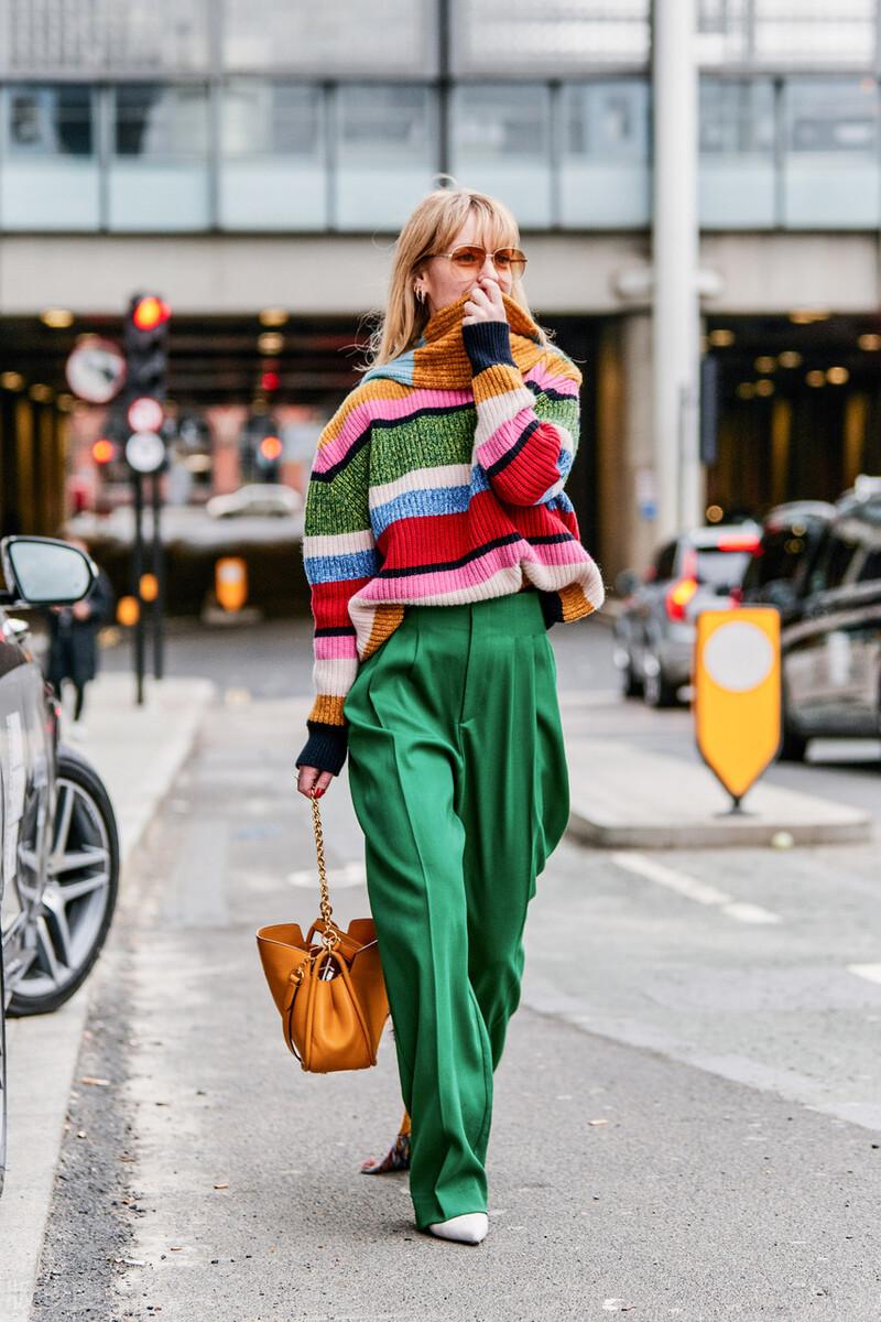 深绿撞色搭配高级感,撞色搭配满满都是高级感