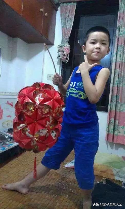 元宵节给娃做手工灯笼,元宵节陪孩子做手工灯笼