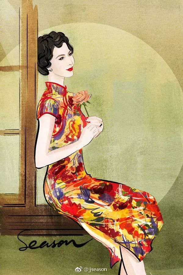 精美水墨插画,那些浪漫的水墨画插画