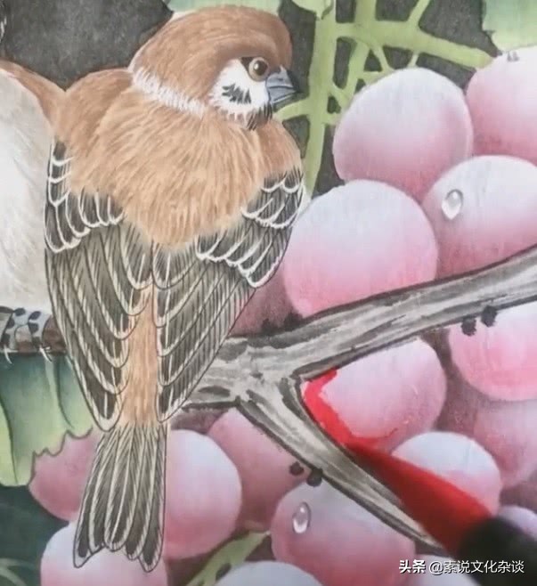 欧洲超写实画家挑战冷军,冷军大师画葡萄