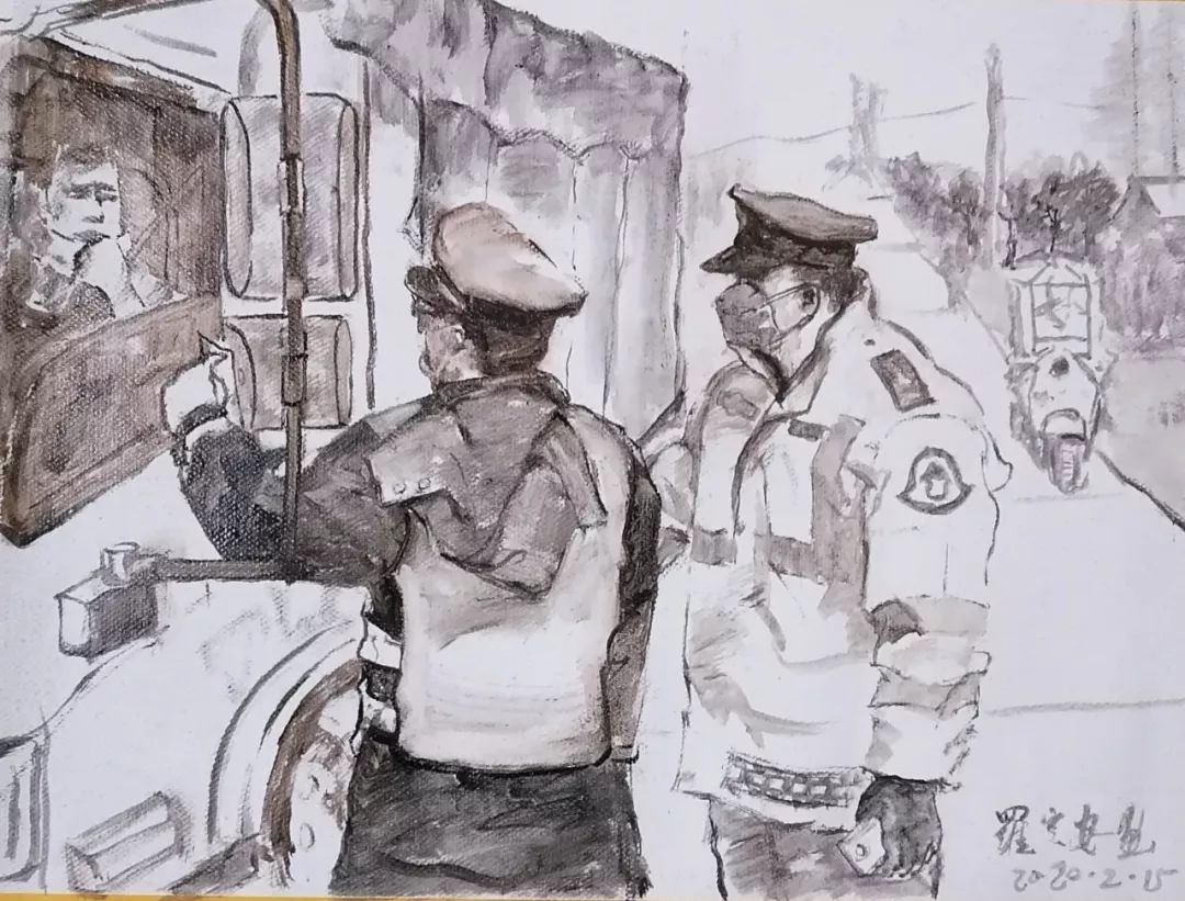 「超人艺术」治超特约美编---抗“疫”战士