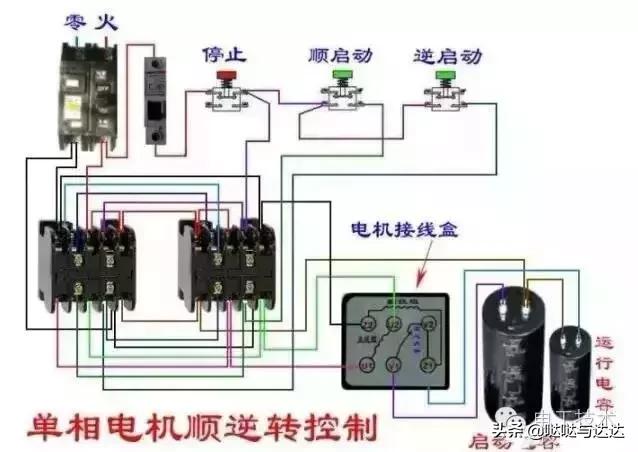单相电机接电容的正确方法,如何快速看懂单相电机电容