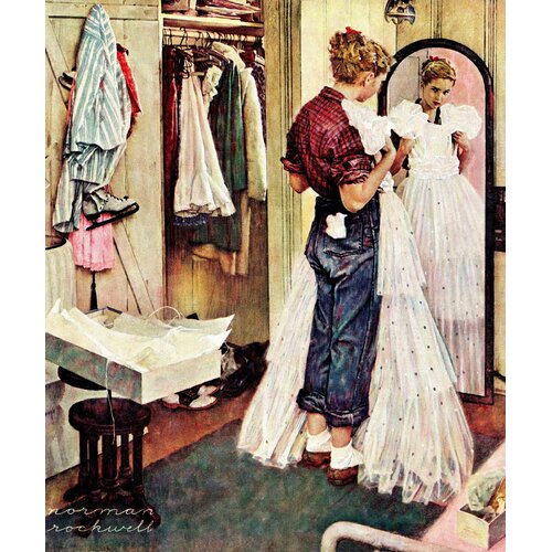 生活的甜美流淌在他笔下-美国插画艺术家诺曼·洛克威尔