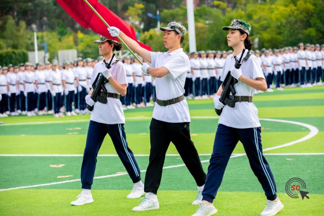 迎建党百年军训风采,青春飞扬军训