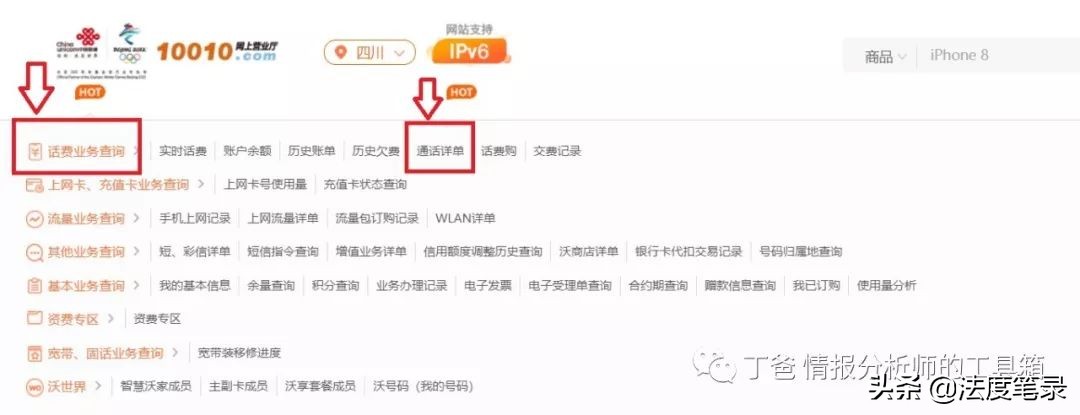 联通电信移动信息各自的传输方法,电信如何调取通话记录详单