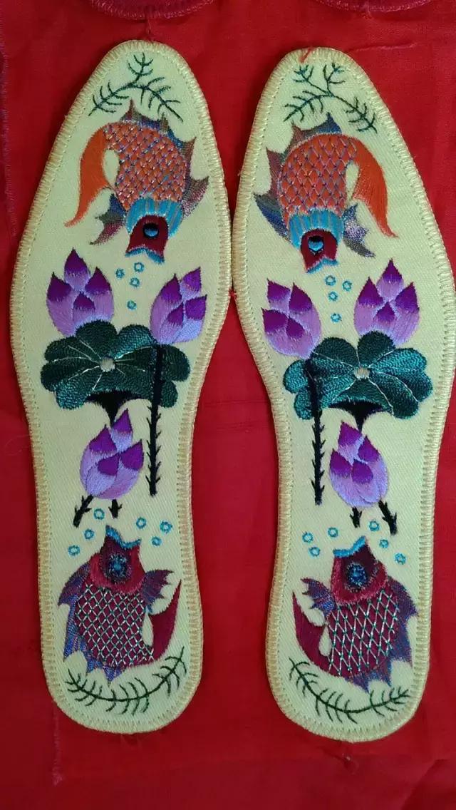 好看的刺绣鞋垫图案大全,刺绣鞋垫100种图片