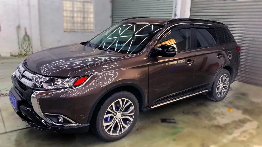 欧蓝德改装越野胎减震升高,欧蓝德改装at轮毂