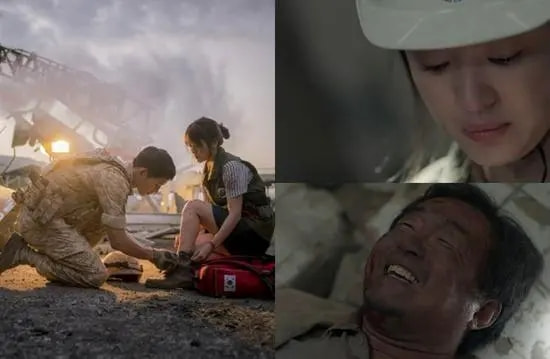 太阳的后裔宋仲基成功营救宋慧乔,太阳的后裔宋慧乔宋仲基最后见面