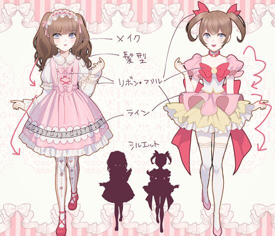 动漫服饰画法洛丽塔怎么画,洛丽塔衣服的画法图片动漫版