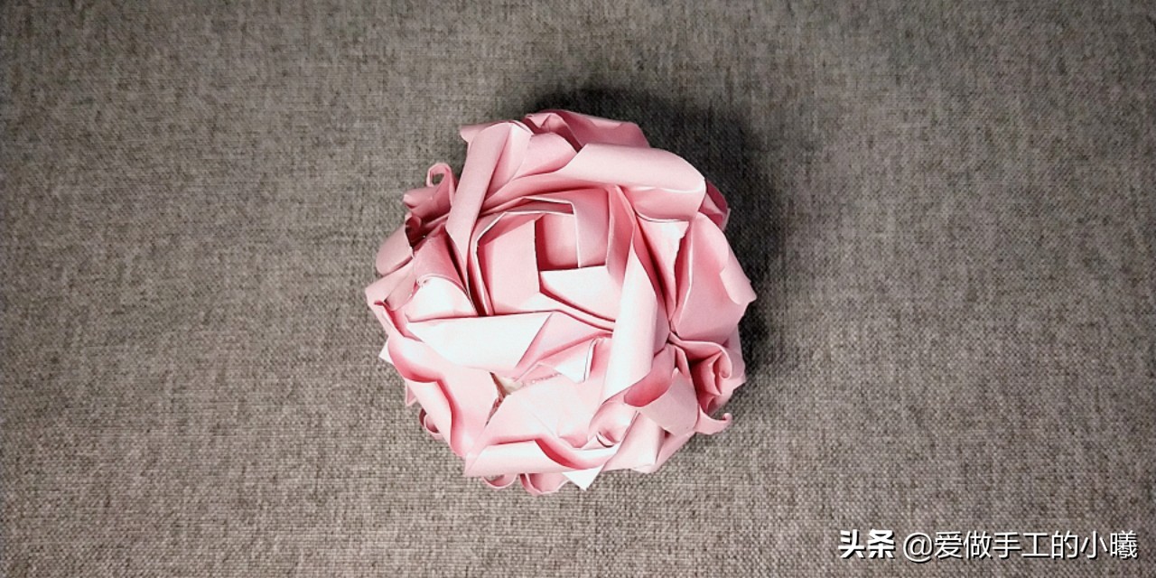 玫瑰花折纸教程图解千纸鹤,折纸玫瑰花花束的做法