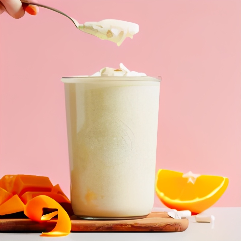 芒果椰子酸奶教程,芒果椰子酸奶饮品