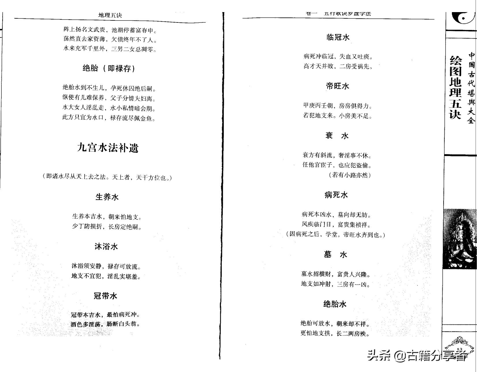 阴宅风水地理五诀图详解,地理五诀是阳宅书还是阴宅书