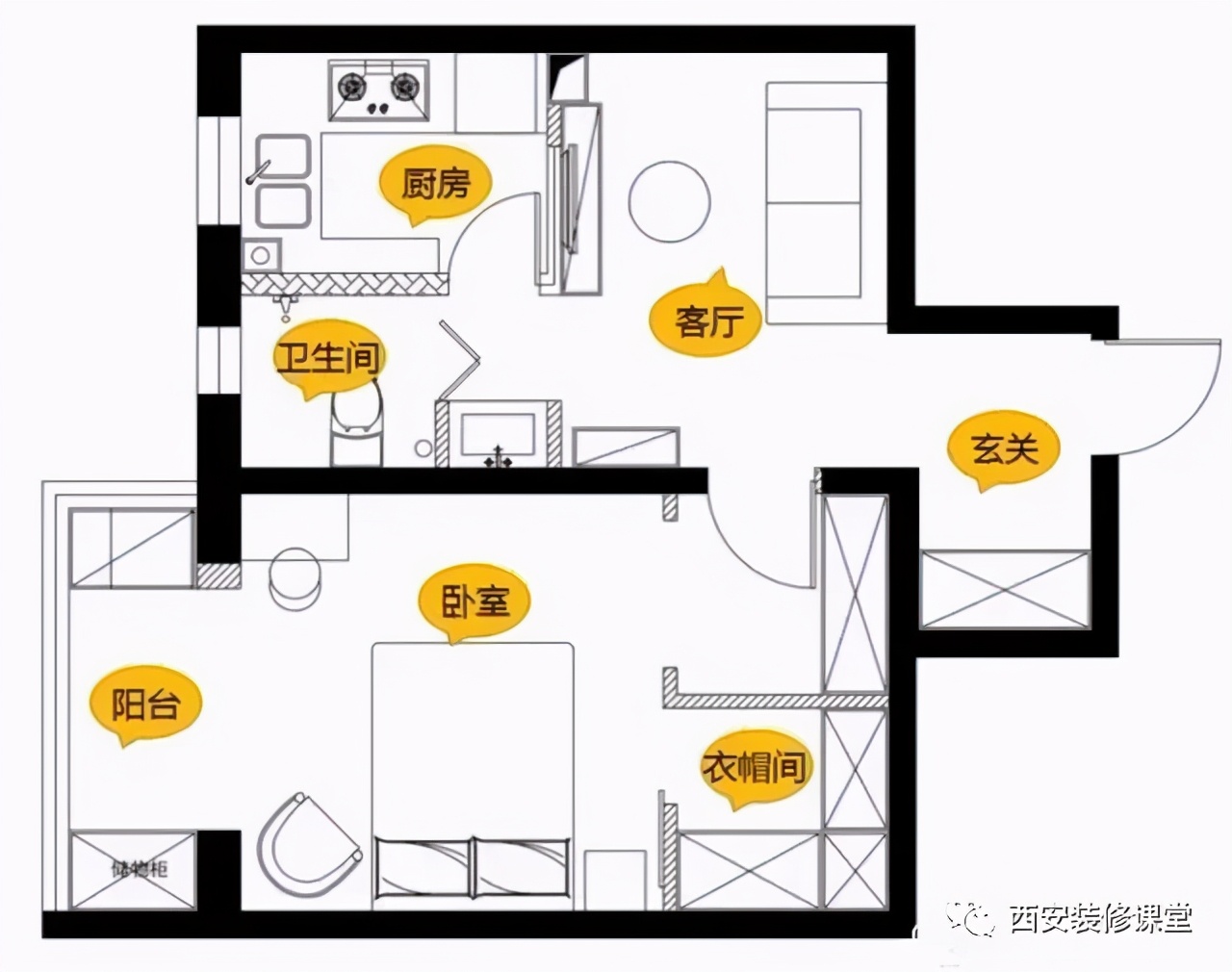想要衣帽间又想要卧室,想有一个自己的衣帽间