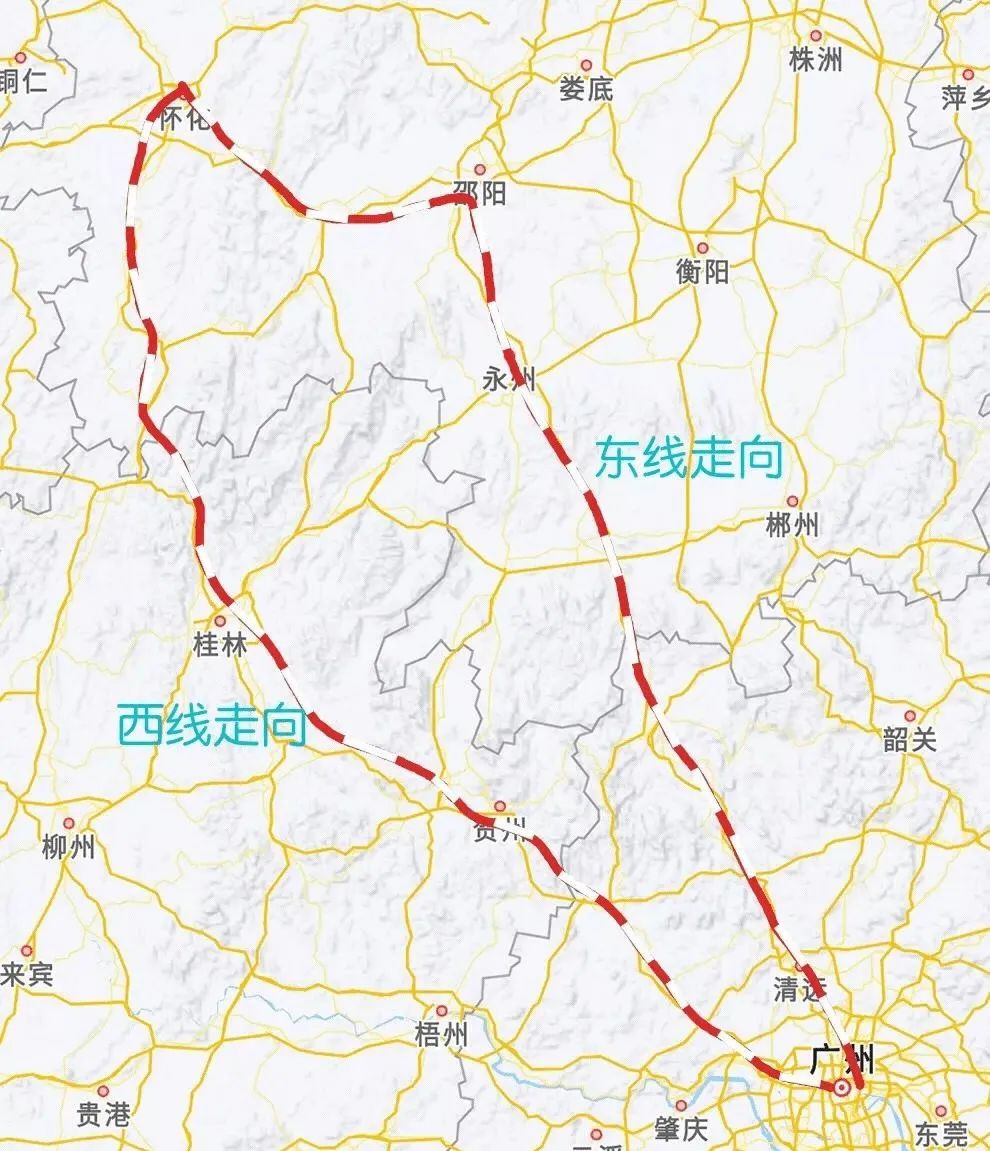 怀化几条高铁线,怀化新增高铁线