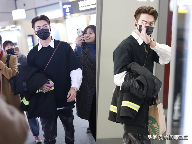 许凯梳小辫视频,许凯西装杀走路带风