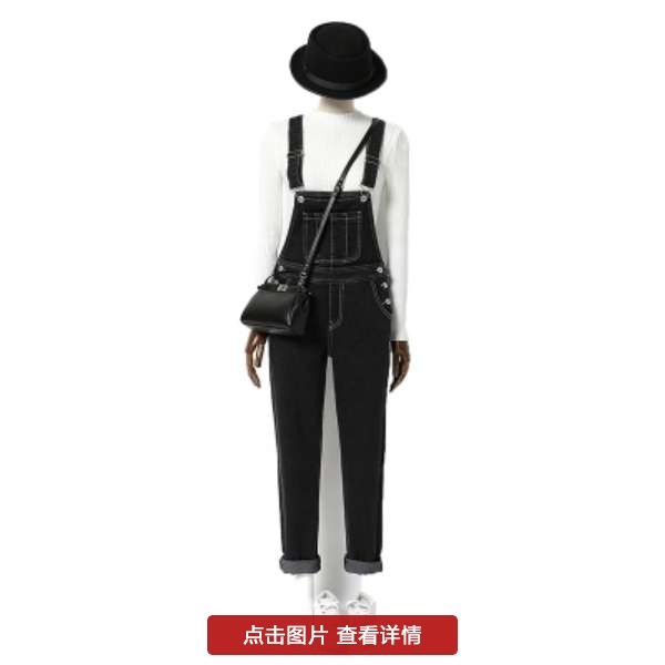 背带裤让人怀念童年的单品
