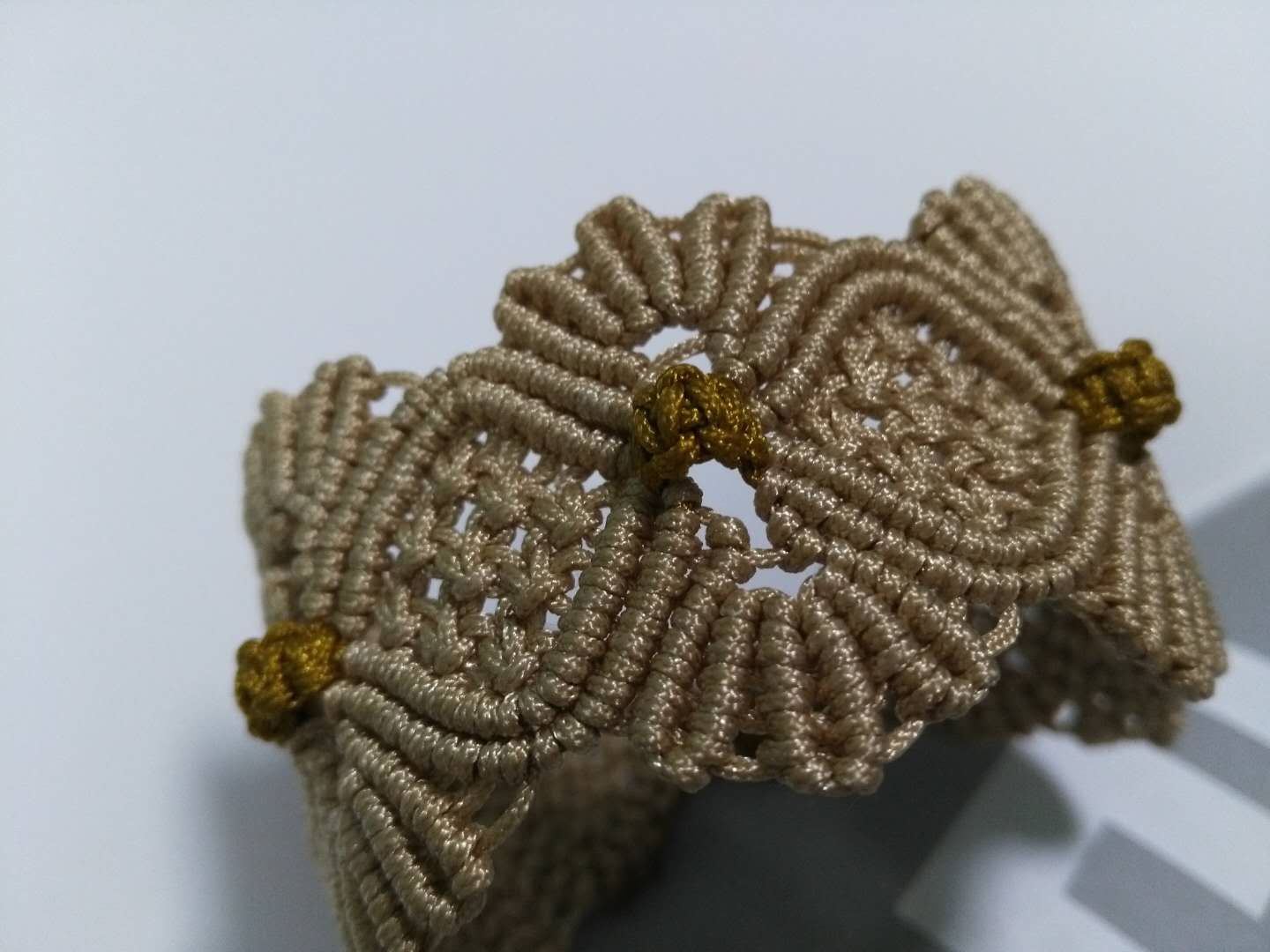 编绳花做法,手绳复杂编织教程