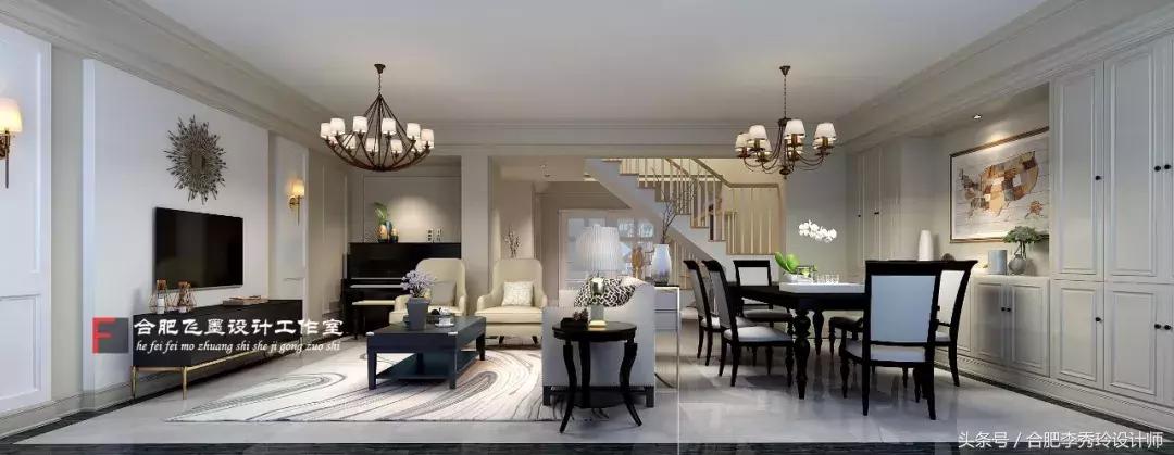 六安小户型三居室装修,拉菲公馆四室装修设计图