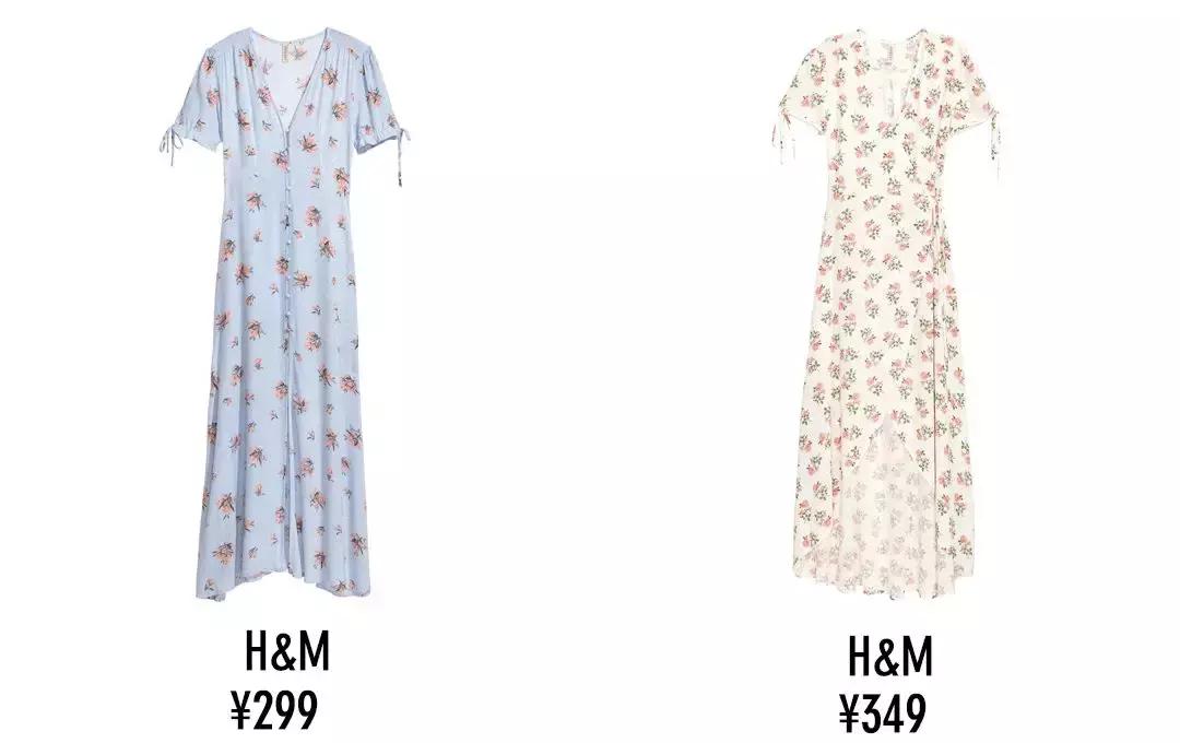 春季碎花裙推荐,玖姿春季碎花裙