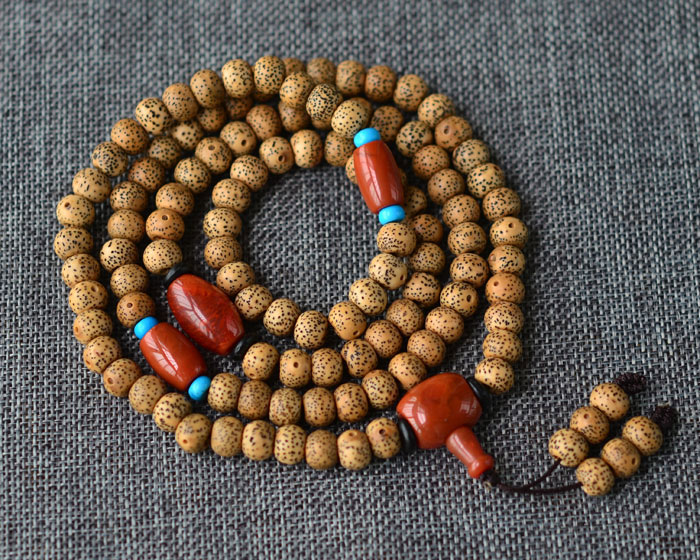 星月菩提弟子珠打结图解,单圈星月菩提怎么穿线图解