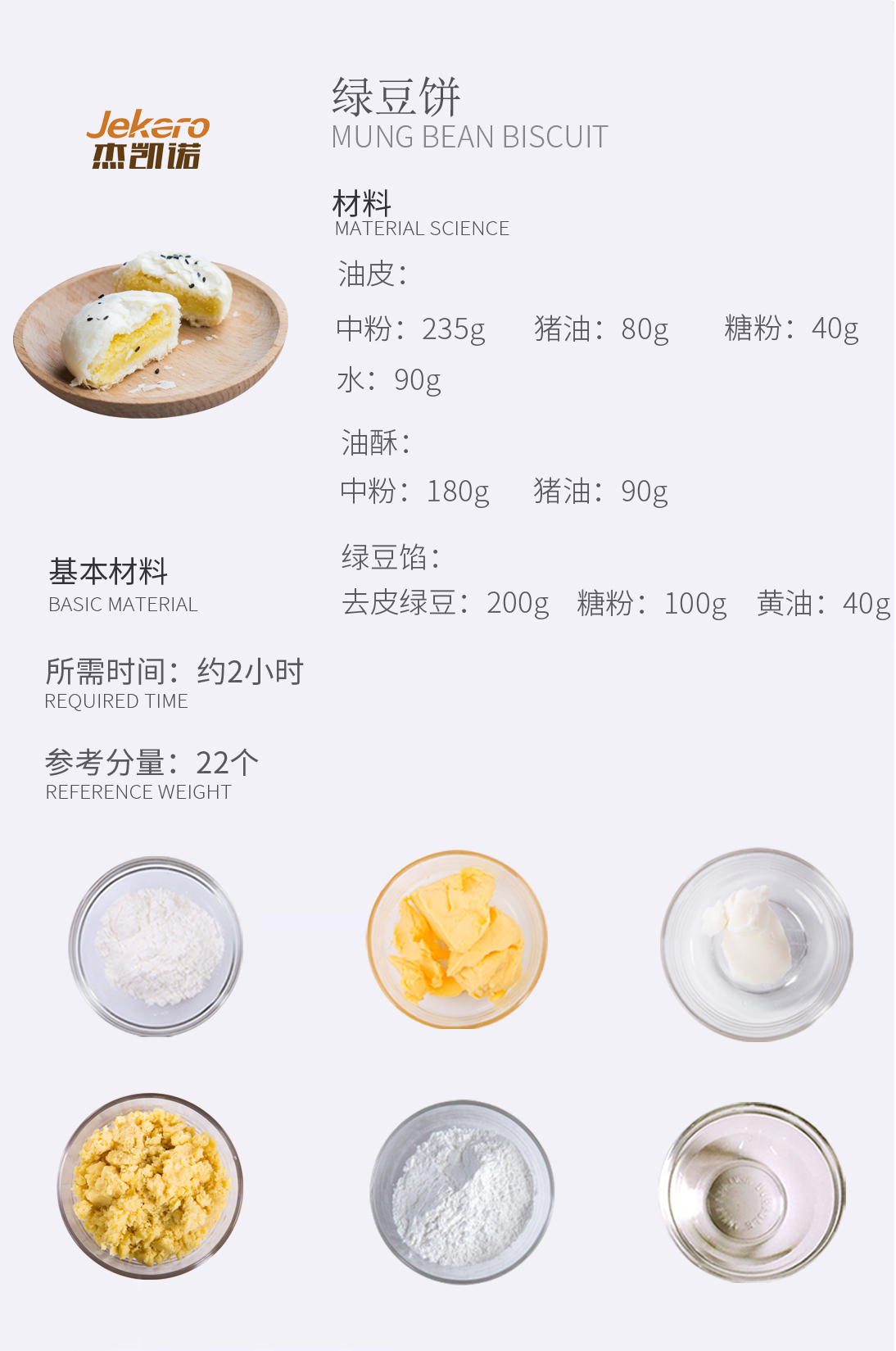 超好吃的绿豆酥饼的做法,酥的掉渣的绿豆饼无糖做法