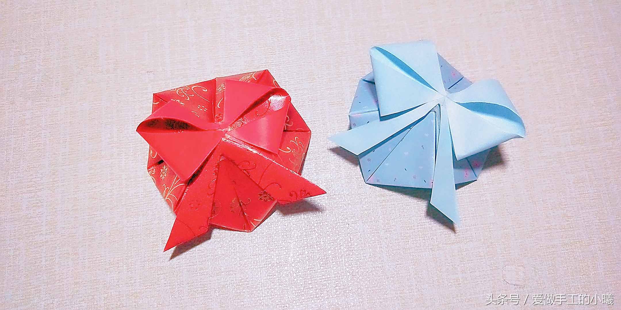 送给闺蜜的折纸礼物礼盒,礼物礼盒折纸