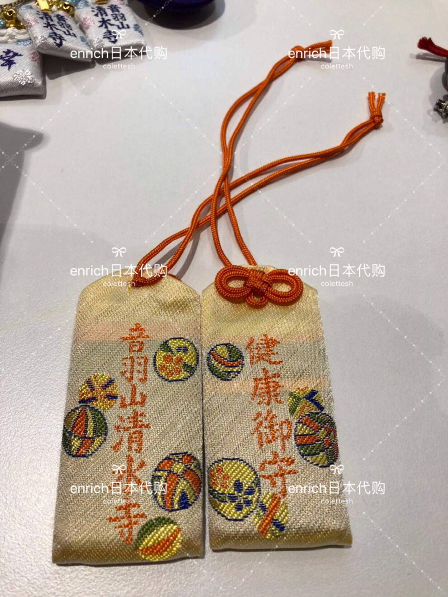 浅草寺御守和清水寺御守,浅草寺清水寺御守