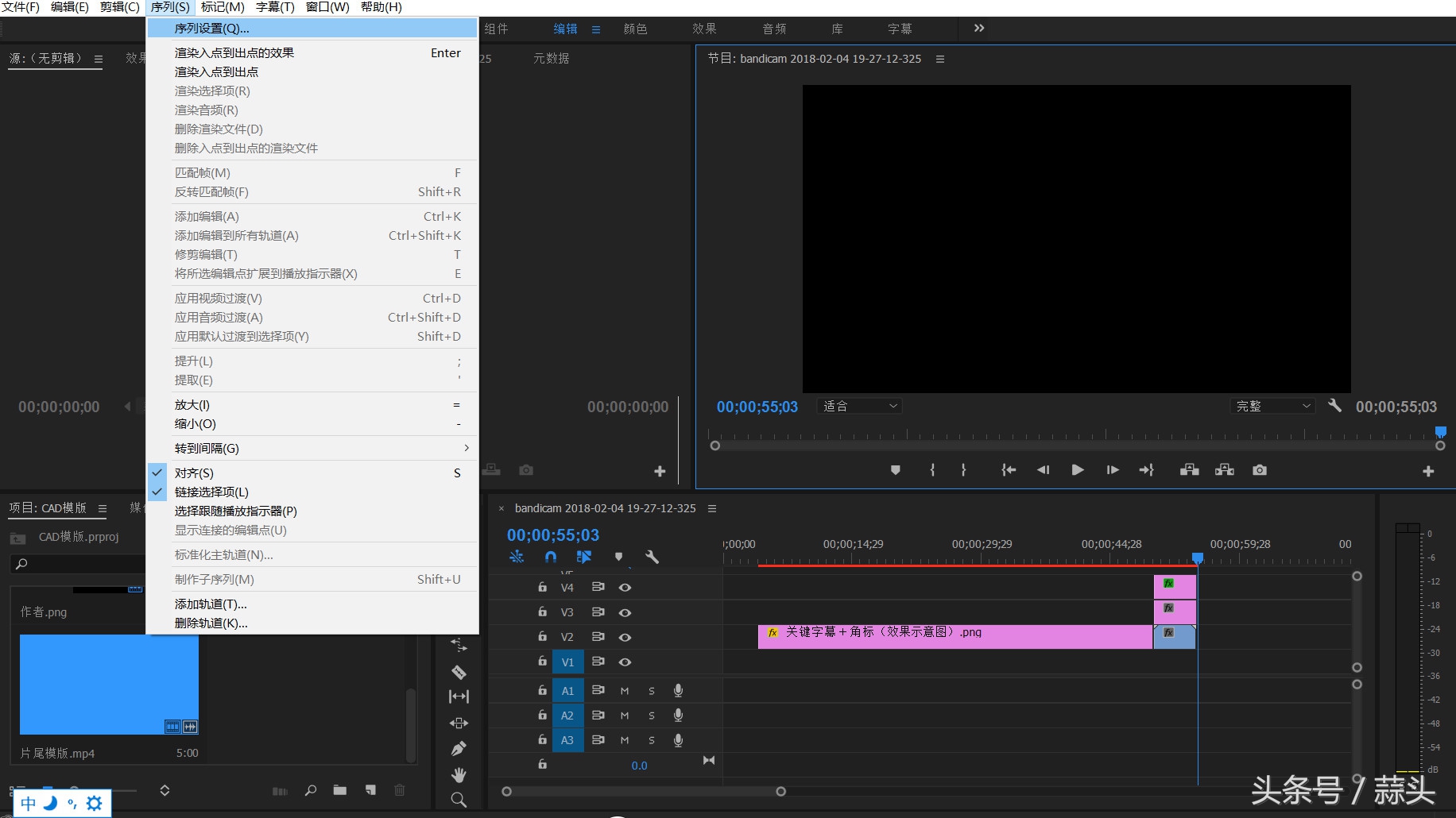 pr改序列有黑边,pr素材与序列不一样有黑边