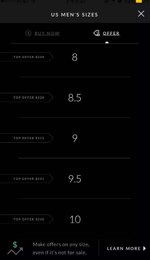 goat软件买鞋,goat上怎么买鞋